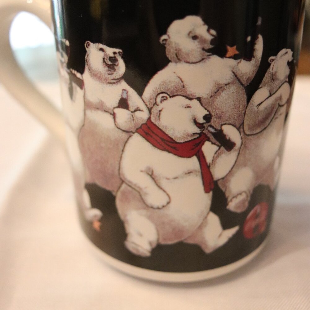 Vintage Coca Cola Polar Bear Mug